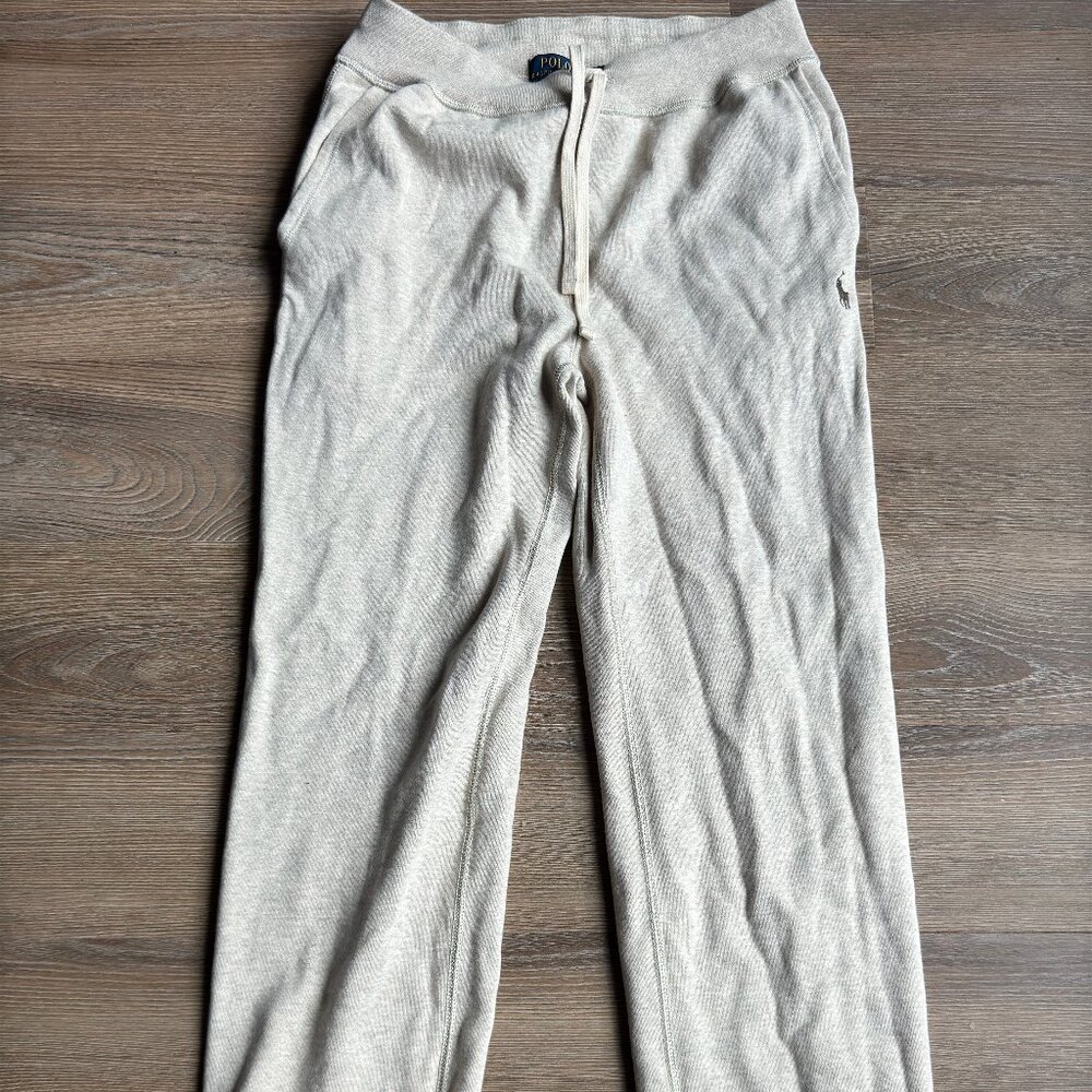 Polo Ralph Lauren Mens Core Replen Ash Gray Heather Drawstring Pants Sz Small